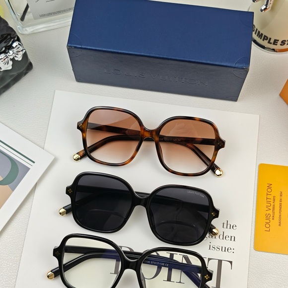 Louis Vuitton Brown Oversized Sunglasses - Picture 3 of 13